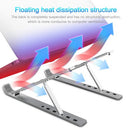 Soporte de Laptop de Aluminio Plegable - Premium