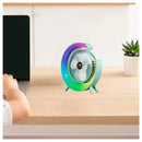 Ventilador De Mesa con Luces RGB - Con forma de G