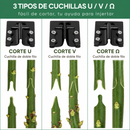 TIJERA INJERTADORA 3 CUCHILLAS – CORTE 5 A 12 MM