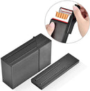 Porta Cigarros CON ENCENDEDOR RECARGABLE eléctrico 2 en 1