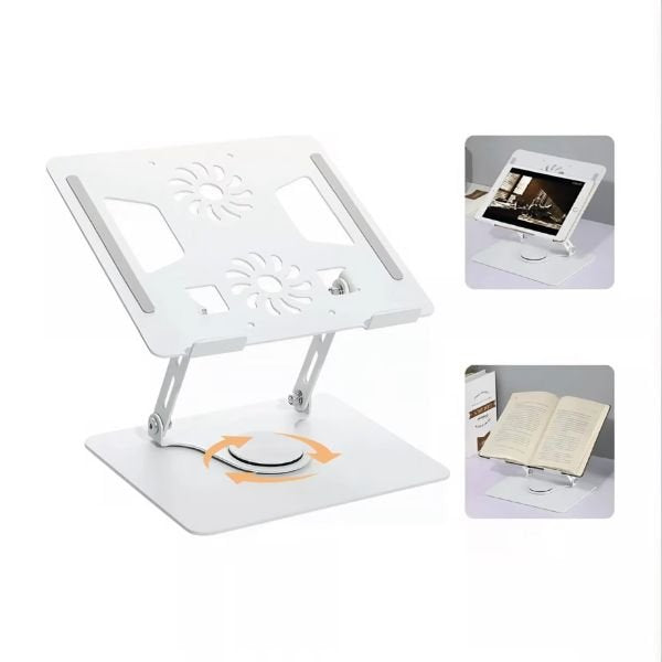 Soporte de laptop y tablet de Aluminio Giratorio 360°