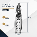 ALICATE MULTI PRO 28 EN 1 – CORTACABLES Y PELACABLES MULTIFUNCIONAL
