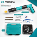 CLAVADORA DE ACERO MANUAL - CON ACCESORIOS PARA FIJACIÓN