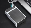 Porta Cigarros CON ENCENDEDOR RECARGABLE eléctrico 2 en 1