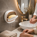 PACK 3 SOAPGUARD PRO – JABONERAS DE PARED CON TAPA Y DRENAJE