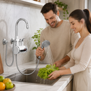 GRIFO ELÉCTRICO INSTANTÁNEO 2 EN 1 CON DUCHA