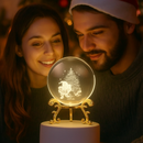 ESFERA DE CRISTAL LED 3D NAVIDAD - PREMIUN