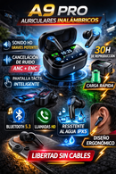 Auriculares A9 Pro SmartTouch ANC