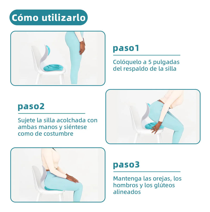 Cojín de Soporte Corrector Lumbar