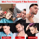 AFEITADORA DIGITAL RECARGABLE PROFESIONAL + ACCESORIOS