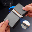 Porta Cigarros CON ENCENDEDOR RECARGABLE eléctrico 2 en 1