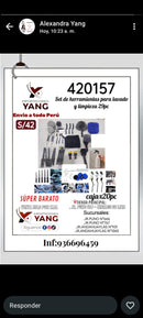 Kit de Limpieza Automotriz de 26 Piezas  -  DrillClean Pro
