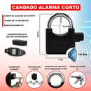 CANDADO CON ALARMA NEGRO