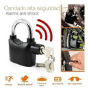 CANDADO CON ALARMA NEGRO