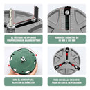 PERFORADOR CIRCULAR AJUSTABLE PARA TALADRO