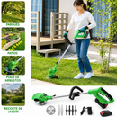 JARDÍN PRO CUT – PODADORA INALÁMBRICA RECARGABLE PARA CÉSPED 🌿