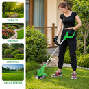 JARDÍN PRO CUT – PODADORA INALÁMBRICA RECARGABLE PARA CÉSPED 🌿
