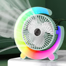 Ventilador De Mesa con Luces RGB - Con forma de G