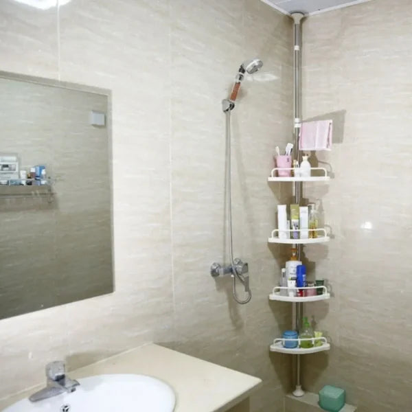 Organizador Esquinero Telescópico para Baño