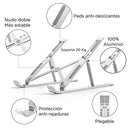 Soporte de Laptop de Aluminio Plegable - Premium