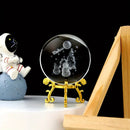 ESFERA DE CRISTAL LED 3D NAVIDAD - PREMIUN