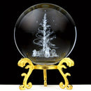 ESFERA DE CRISTAL LED 3D NAVIDAD - PREMIUN