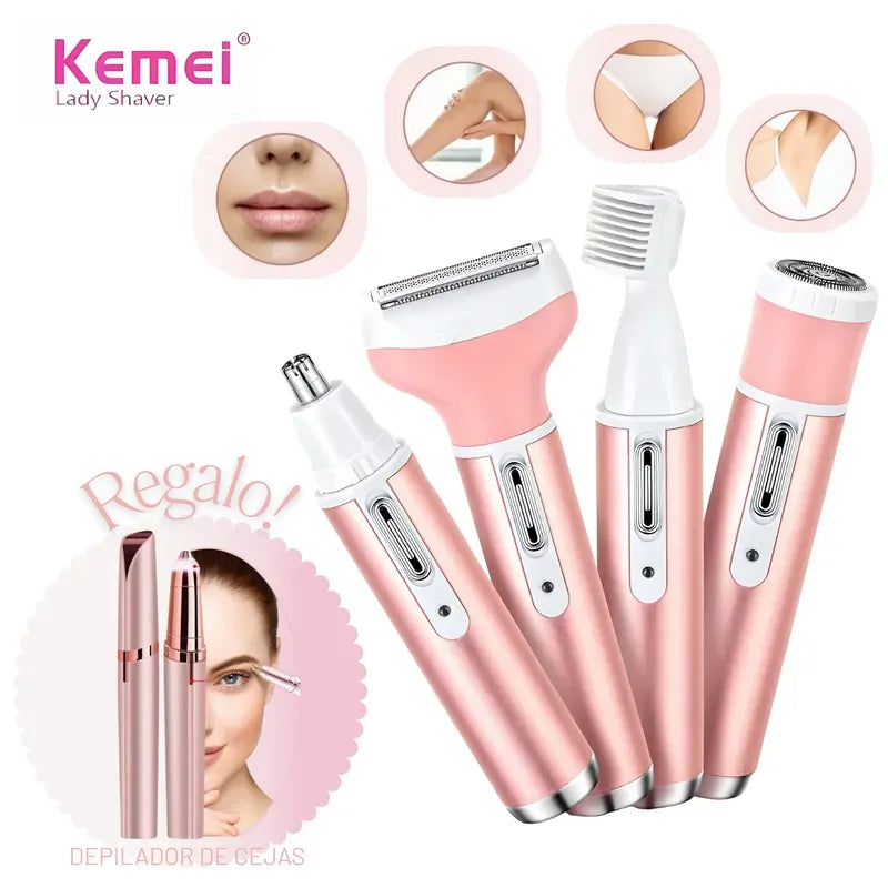 Afeitadora Corporal para Mujer 4 en 1  –  BeautyShave