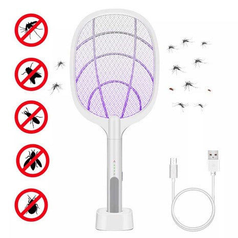 RAQUETA MOSQUITERA ANTIMOSQUITOS-