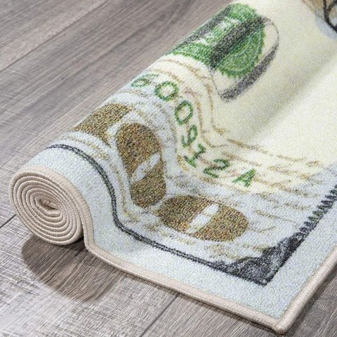 ALFOMBRA DE PISO DE DOLAR DE LA  PROSPERIDAD - Unique Home