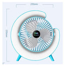 Ventilador De Mesa con Luces RGB - Con forma de G