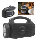 Linterna Radio Parlante Bluetooth Con panel solar 4 en 1