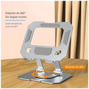 Soporte de laptop y tablet de Aluminio Giratorio 360°