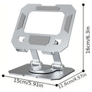 Soporte de laptop y tablet de Aluminio Giratorio 360°
