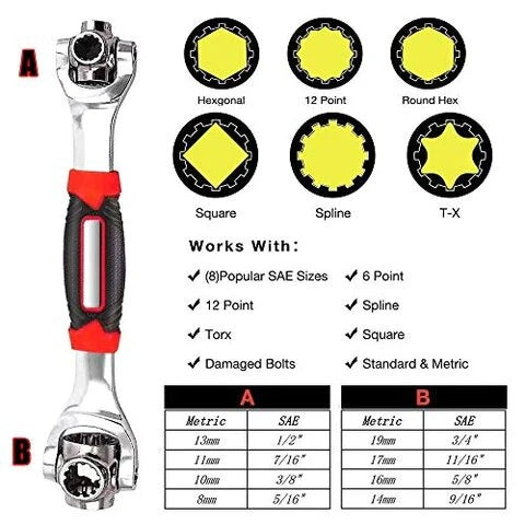 Llave universal 48 en 1 acero - Wrench