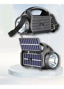 Linterna Radio Parlante Bluetooth Con panel solar 4 en 1