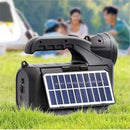 Linterna Radio Parlante Bluetooth Con panel solar 4 en 1