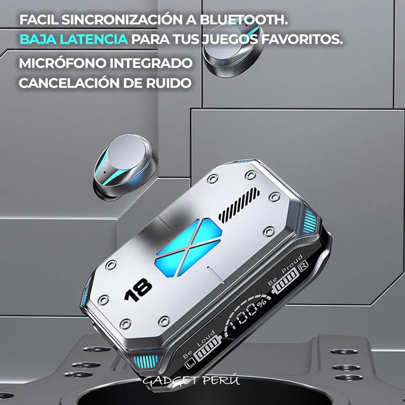 Audífonos Inalámbricos Gamer con Bluetooth 5.3 y Resistencia al Agua