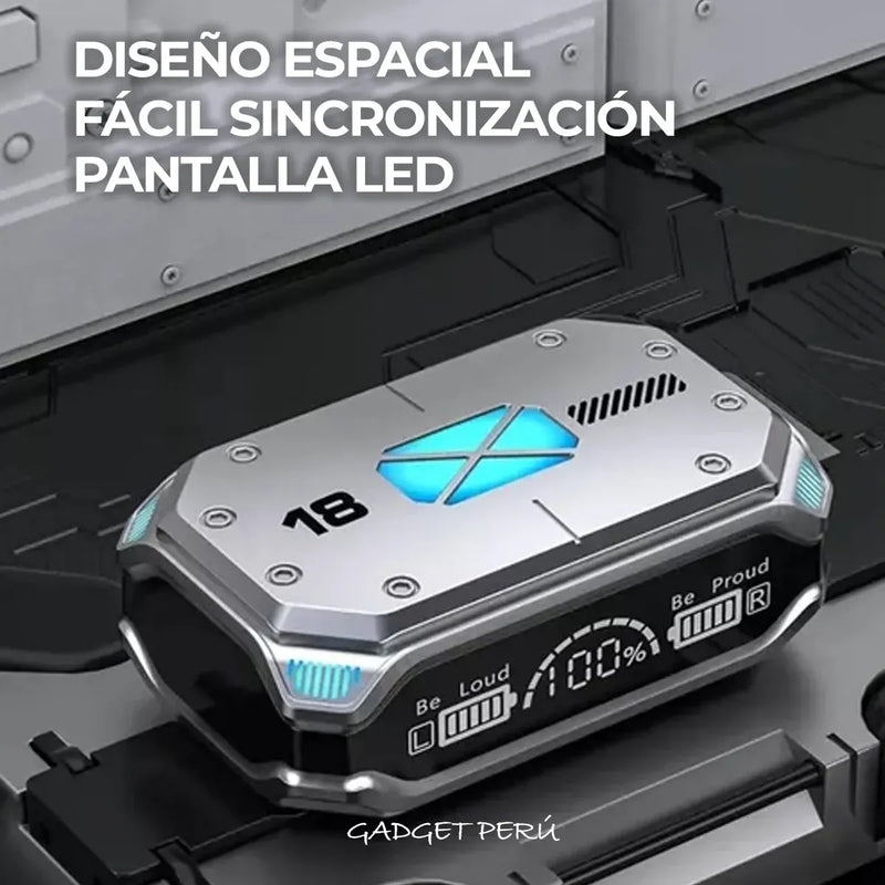 Audífonos Inalámbricos Gamer con Bluetooth 5.3 y Resistencia al Agua