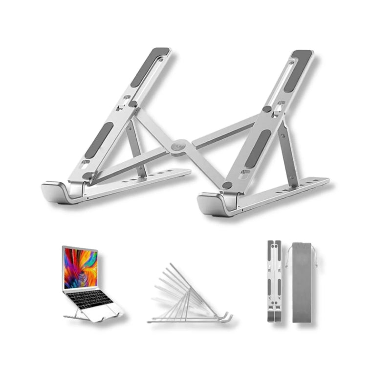 Soporte de Laptop de Aluminio Plegable - Premium