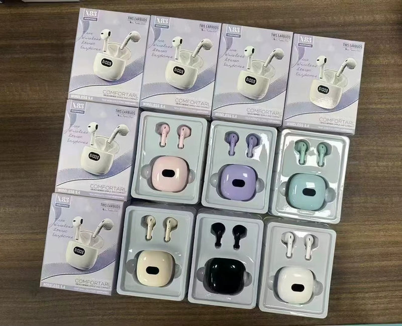 Auriculares Inalámbricos Tipo iPod con Cancelación de Ruido X83