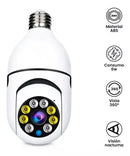 Foco Camara de Seguridad de 360° con Wifi Full HD