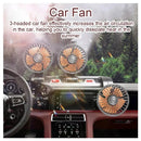Ventilador Triple 360° para Auto- Total Breeze