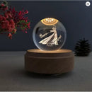 ESFERA DE CRISTAL LED 3D NAVIDAD - PREMIUN