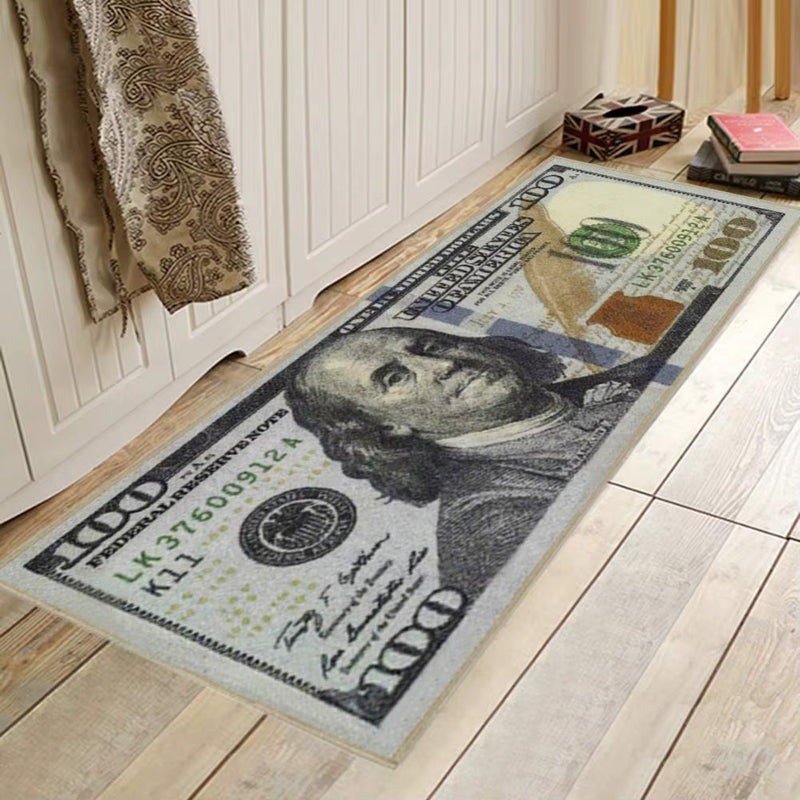 ALFOMBRA DE PISO DE DOLAR DE LA  PROSPERIDAD - Unique Home
