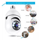 Foco Camara de Seguridad de 360° con Wifi Full HD