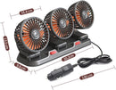 Ventilador Triple 360° para Auto- Total Breeze