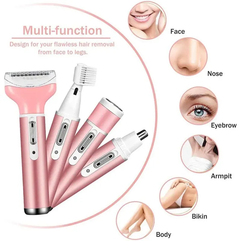 Afeitadora Corporal para Mujer 4 en 1  –  BeautyShave
