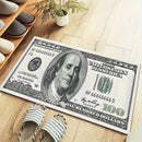 ALFOMBRA DE PISO DE DOLAR DE LA  PROSPERIDAD - Unique Home