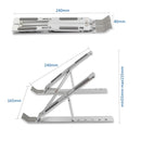 Soporte de Laptop de Aluminio Plegable - Premium