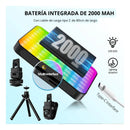 ✨ GlowMag Selfie RGB – Luz LED Magnética Recargable ✨